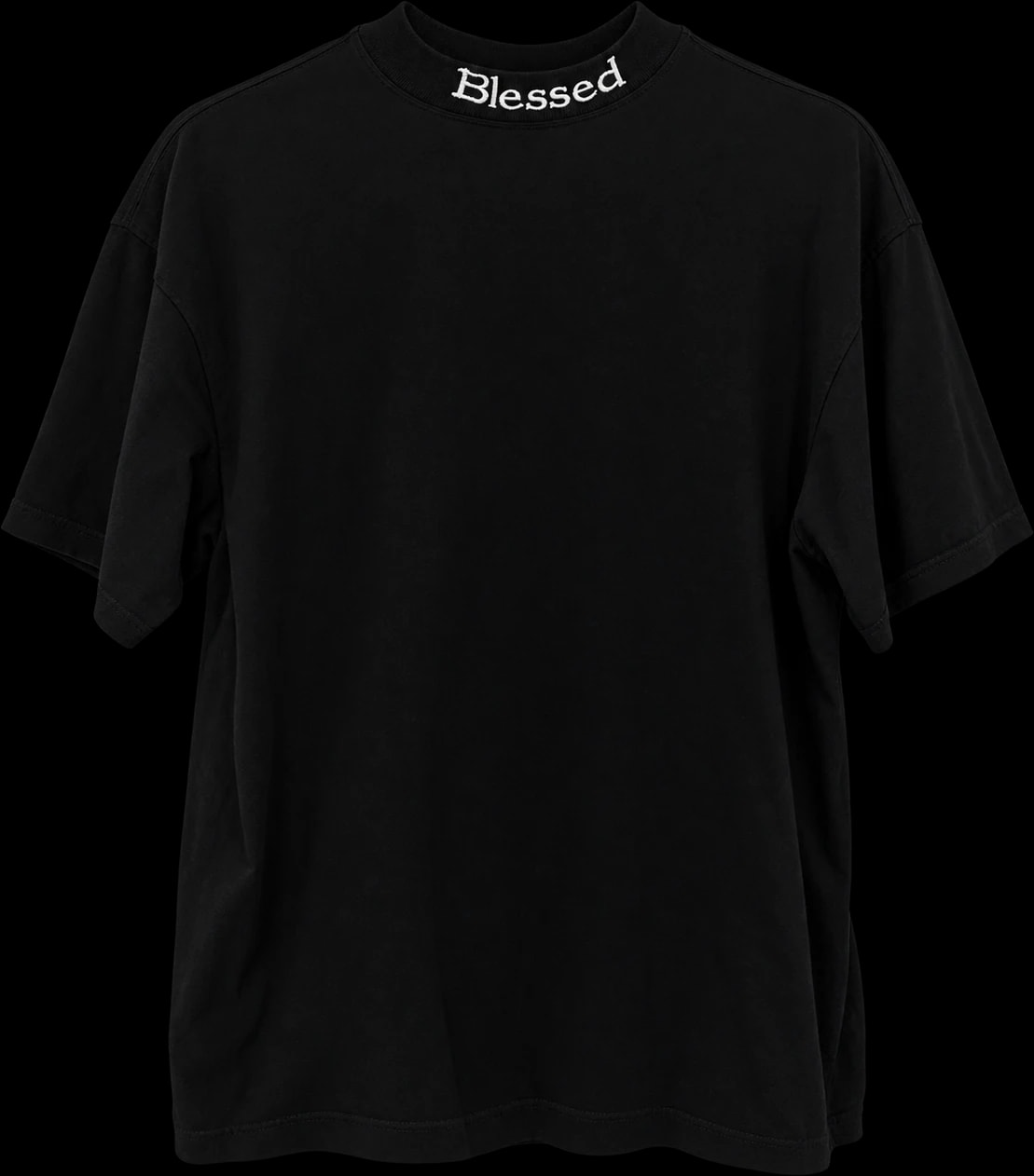Camiseta preta Blessed, foto 1 de 1