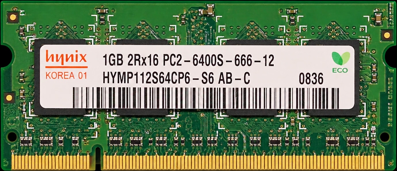Memória RAM 1 GB DDR2
